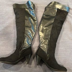 WIDE CALF comfort view knew high boots